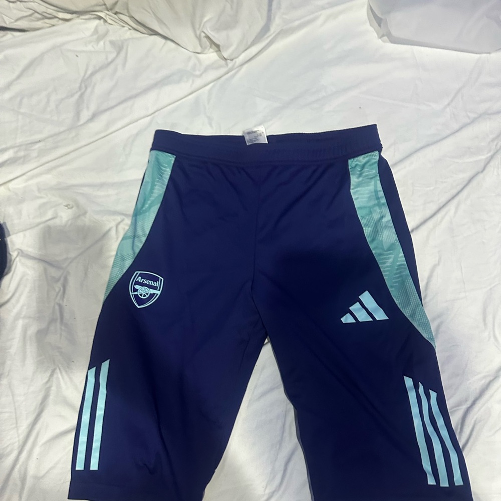 ArsenalNavy and Light Blue training kit Shorts